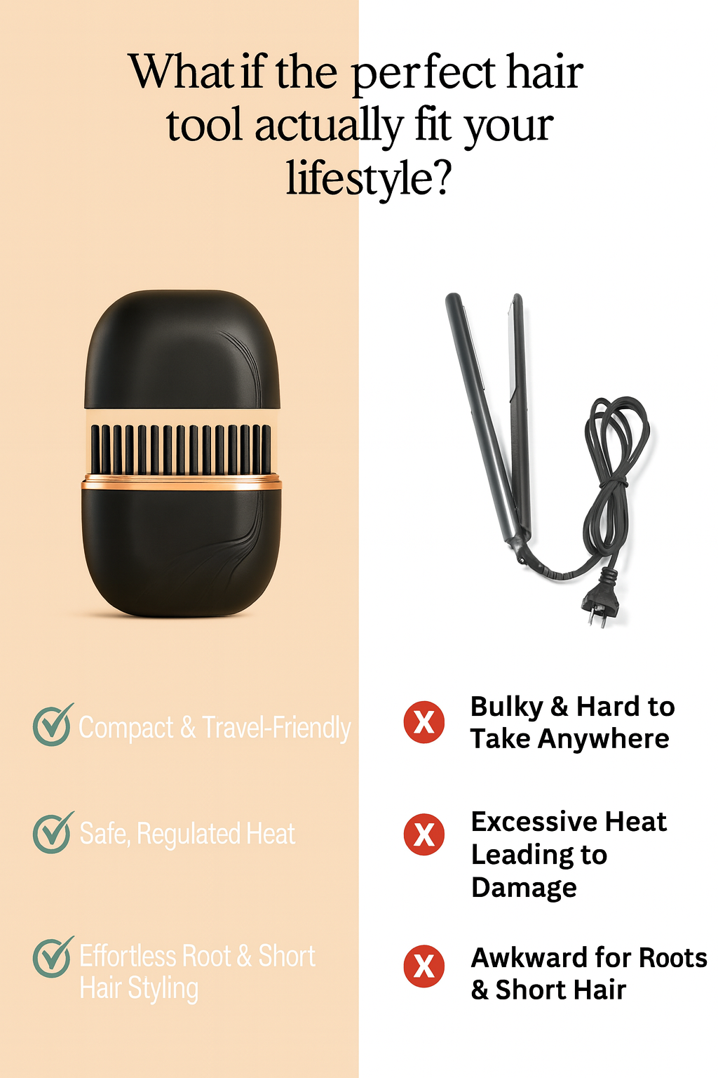 TheVanqchy™ Mini Hair Straightener