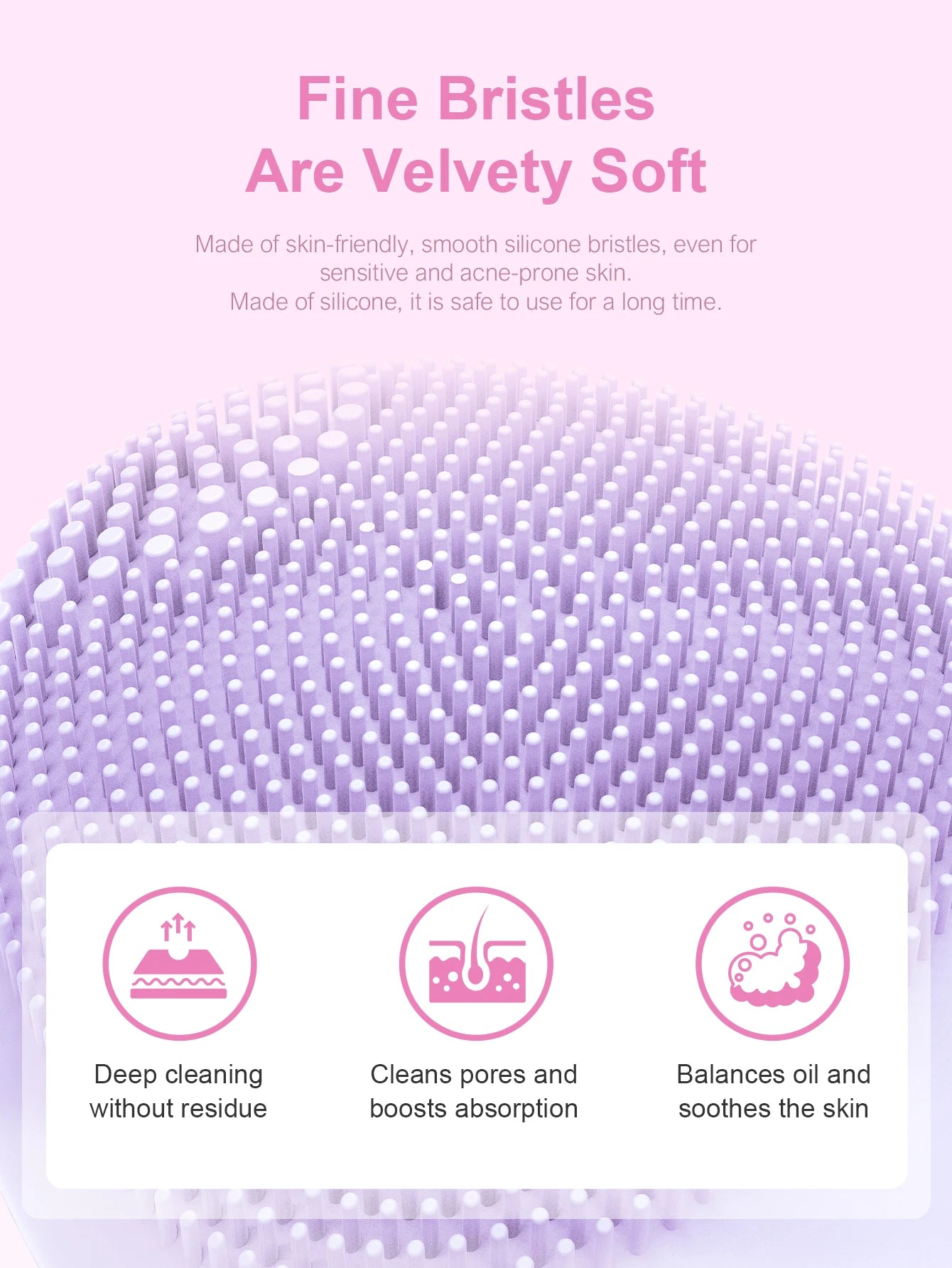 SilkSonic Facial Cleanser - Pink