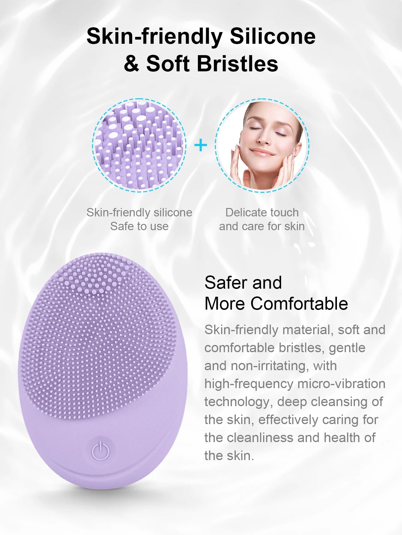 SilkSonic Facial Cleanser - Pink